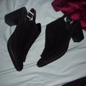 sonoma black womans size 9 dress sandals nine heels open toe